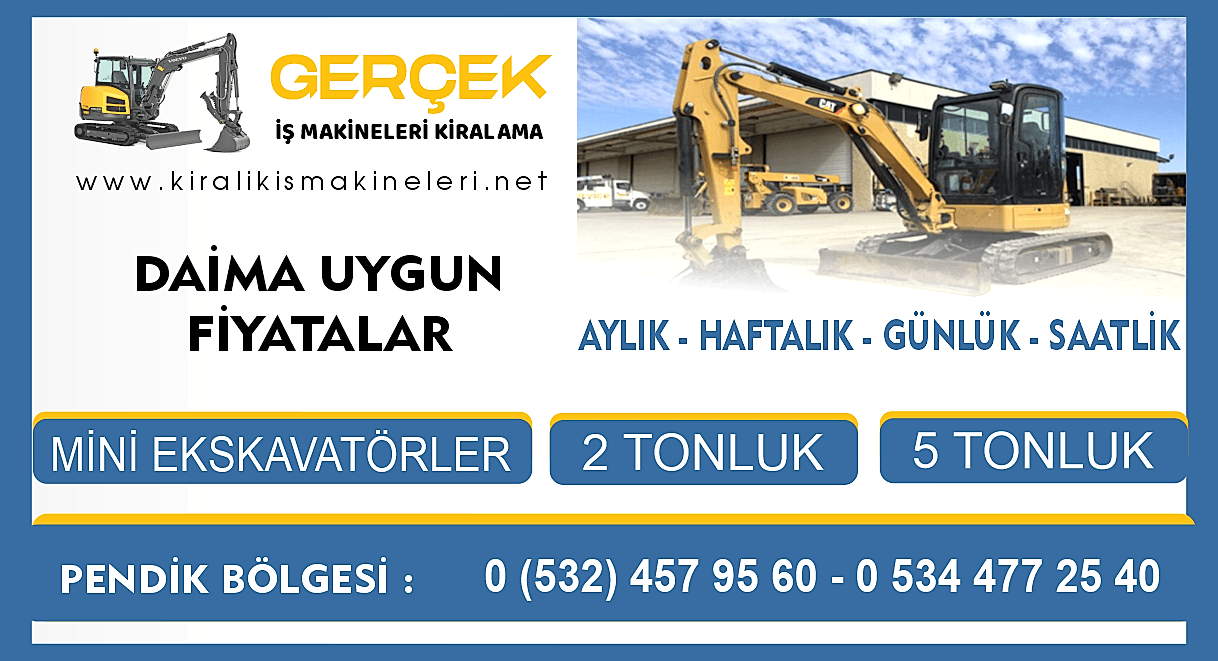 Pendik Kiralık Mini Ekskavatör | Özgür Kiralama